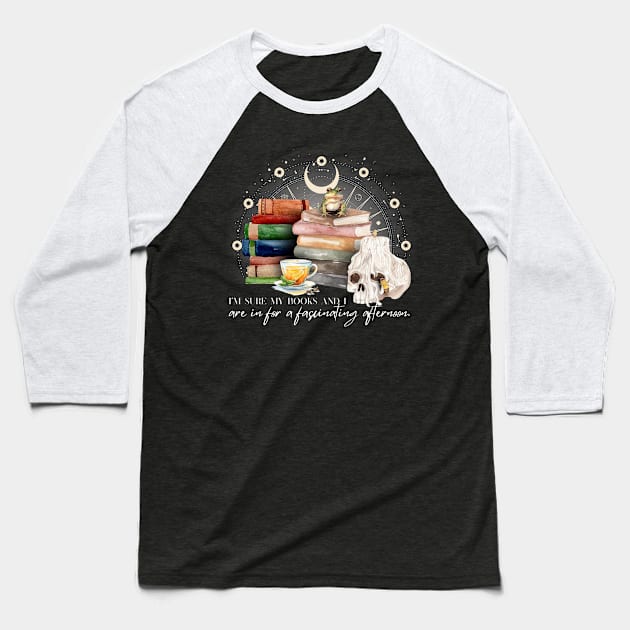 Giles Quote from Buffy about Books Baseball T-Shirt by Thankyou Television